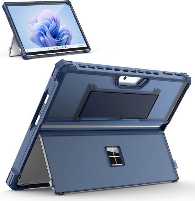 Robuste All-in-One Schutzhülle mit Ständer für Microsoft Surface Pro 11, Surface Pro 10 und Surface Pro 9 (13 Zoll) in Blau - Bild 1