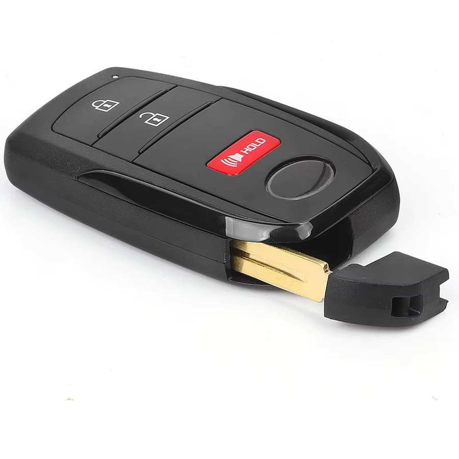 KEYECU Smart Remote Key Fob B3N2K2R für Toyota Land Cruiser 2022 bis 2025, 433 MHz, P4 BA 8A Chip, 3 Tasten, Schwarz - Bild 2