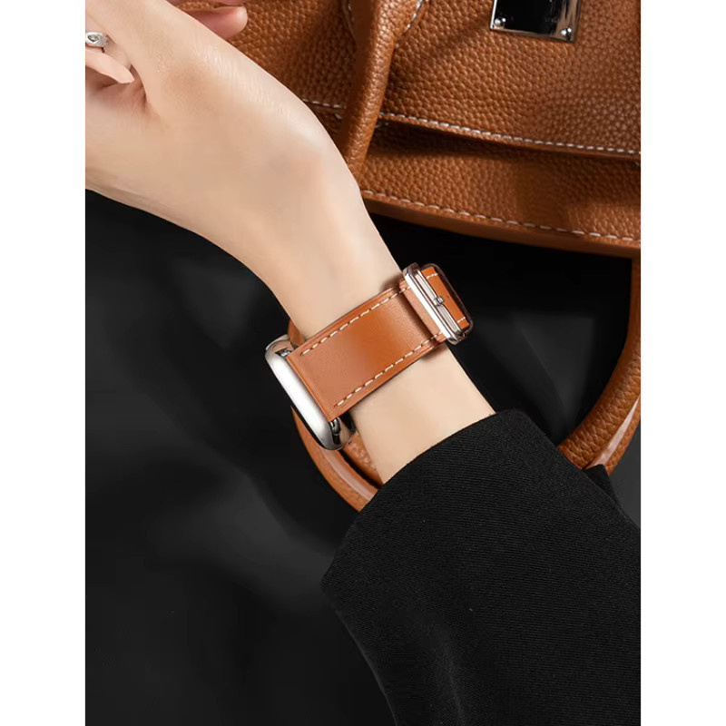 TINUORA Uhrenarmband Leder, Unisex - Bild 2