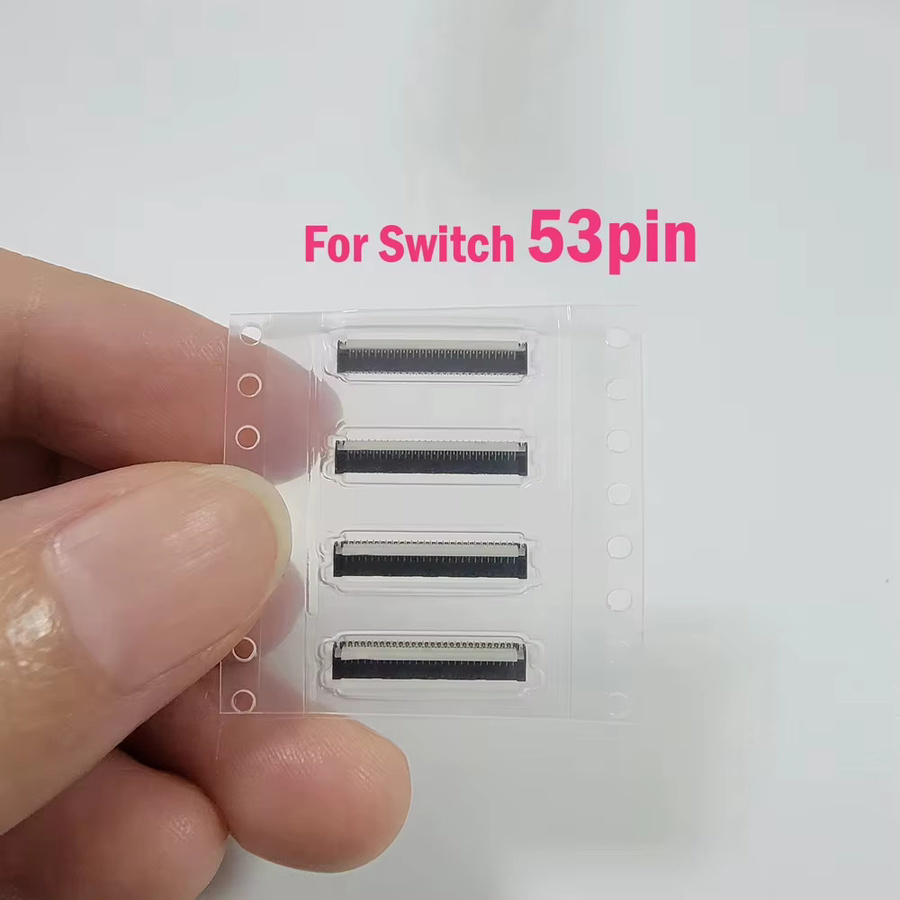 5/10 Stück FPC-Display-Anschlussbuchse für Nintendo Switch Lite und OLED, 53-poliger ZIF-Reihenstecker für LCD-Schnittstellen - Bild 2