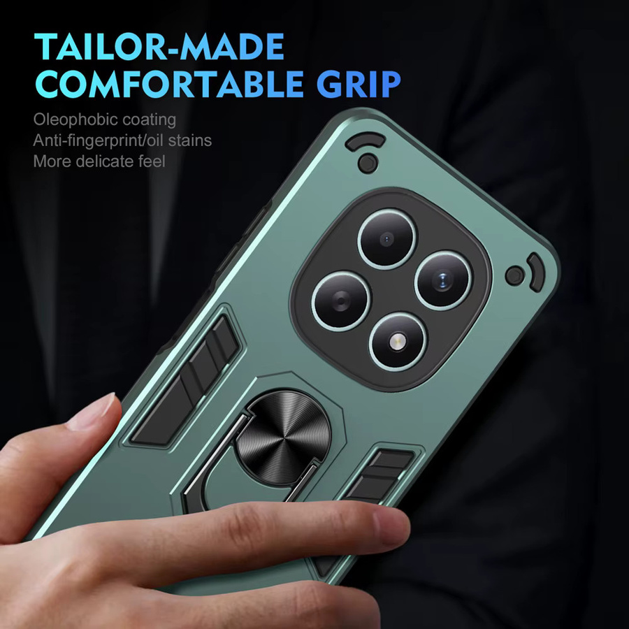 Xiaomi Poco M8 Pro Luxus-Panzerhülle mit Kameraschutz in Blau und Grün - Bild 4