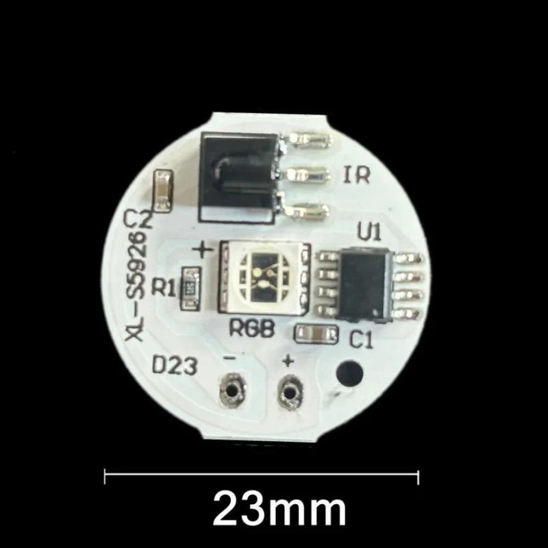Zhen Qin Global RGB LED-Lampenplatine mit 24-Tasten-Infrarot-Fernbedienung, 3W, Multicolour, Durchmesser: 31 mm - Bild 6