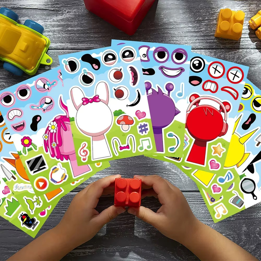 GOGOTU Incredibox Sprunki Puzzle Aufkleber, DIY Spiel - Bild 2