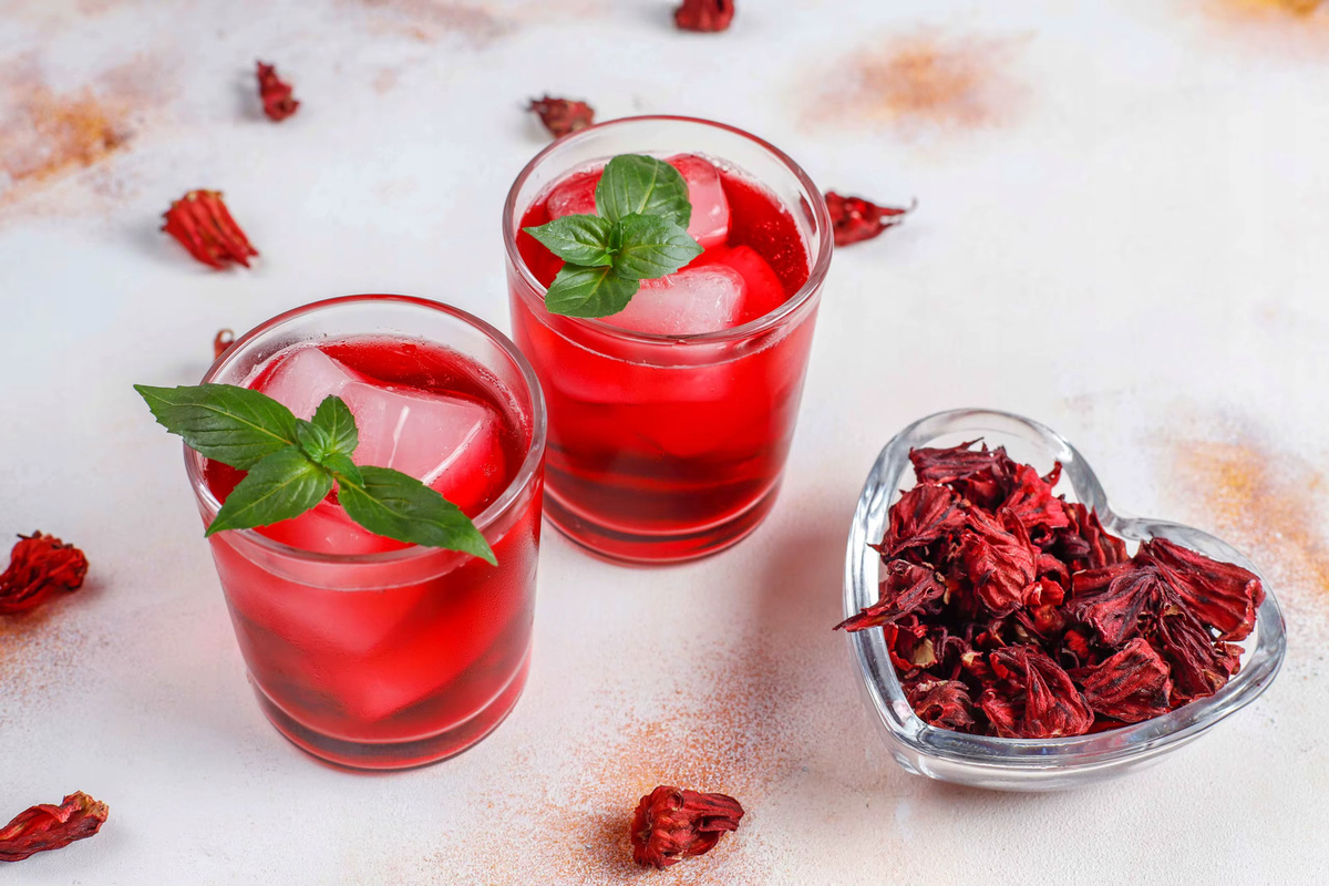 WINO SZARNIA Hibiskus Früchtetee, lose, koffeinfrei, 1 kg - Bild 4