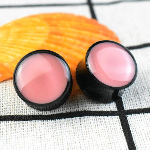 JIAPEIJIA Ohr Tunnel Plugs, Acryl, Bunt, Damen - Bild 1