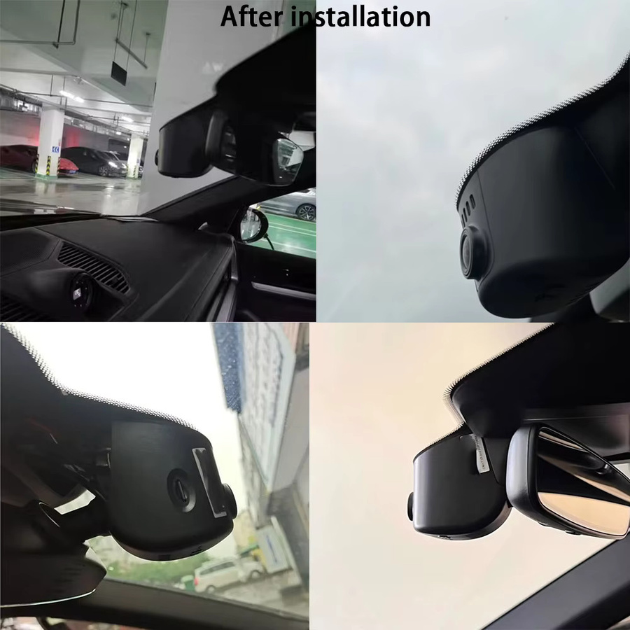 HighCity Dashcam für Porsche 911 992 992.2 Carrera 2025 2026 mit Front- und Heckkamera, WLAN, Nachtsicht und Endlosaufnahme, Schwarz - Bild 2