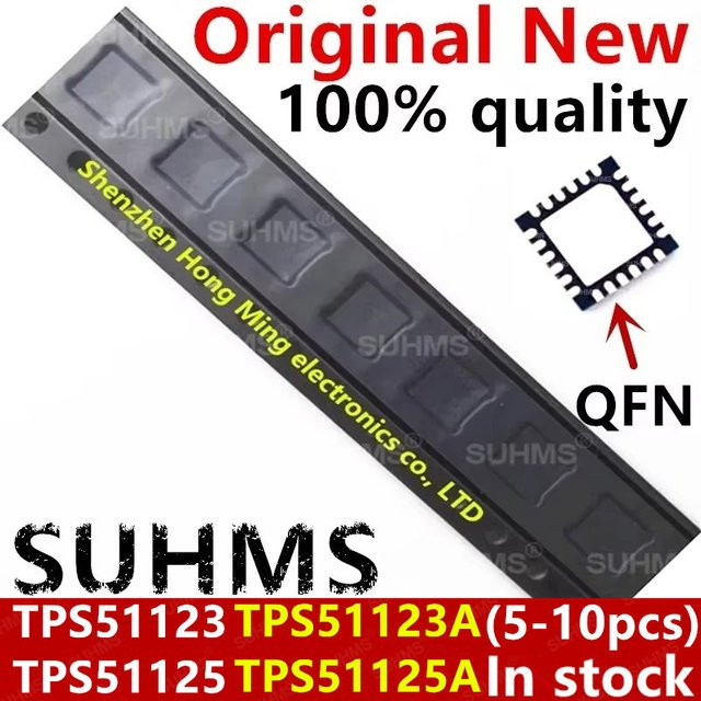 TPS51123 TPS51125 TPS51123A TPS51125A QFN-24 Integrierte Schaltkreise in Schwarz - Bild 1