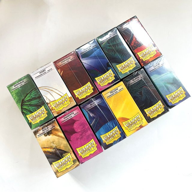 Dragon Shield Deck Schutzhüllen, Blau, Schwarz, Bunt, 100-teiliges Set - Bild 1