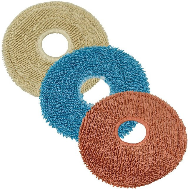 3er-Pack Ersatz-Wischpads für Dreame MOVA MOBIUS 60 Roboterstaubsauger, Plüsch-ThermoHold HyperClean-Tücher - Bild 1