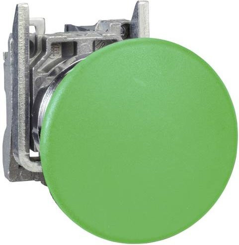 Schneider Electric XB4BC31EX Drucktaster grün metallisch IP66 tastend 600V 6A - Bild 1