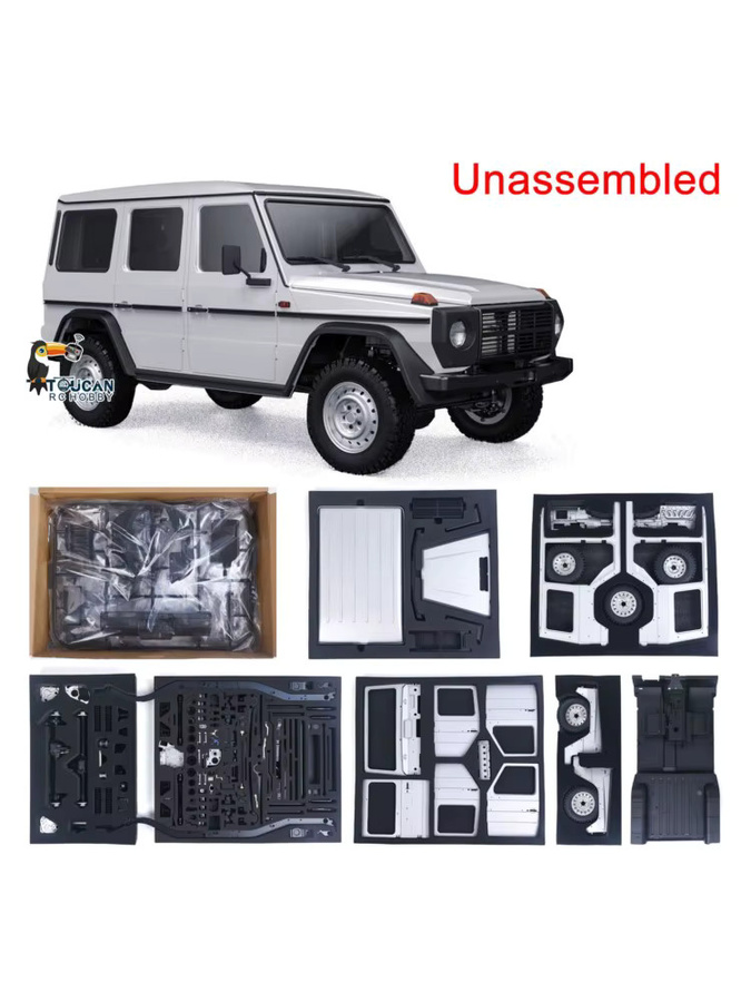 CAPO RC Offroad-Auto-Kit, Metall, 1/8, ferngesteuert, DIY-Fahrzeugmodell - Bild 4