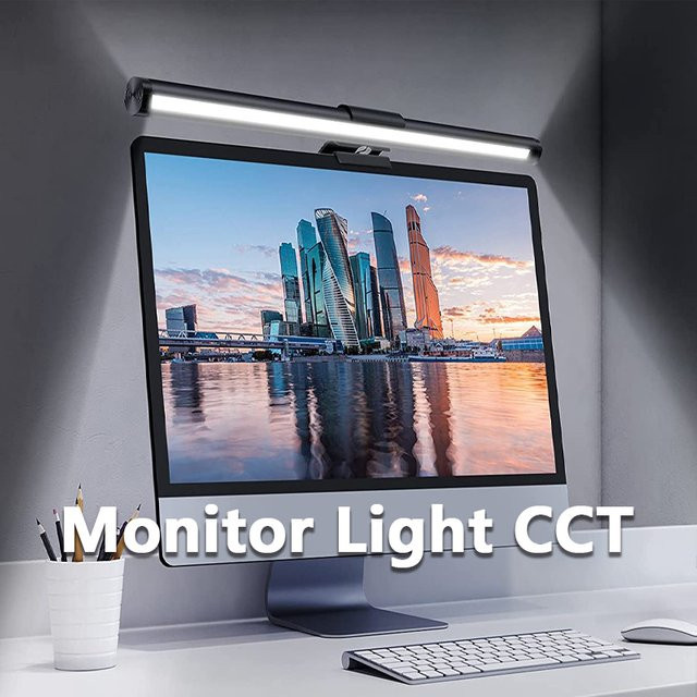 NOVEYEE LED Monitor Lichtleiste mit RGB und stufenloser Dimmung für Augenschutz am PC und Laptop - Bild 1