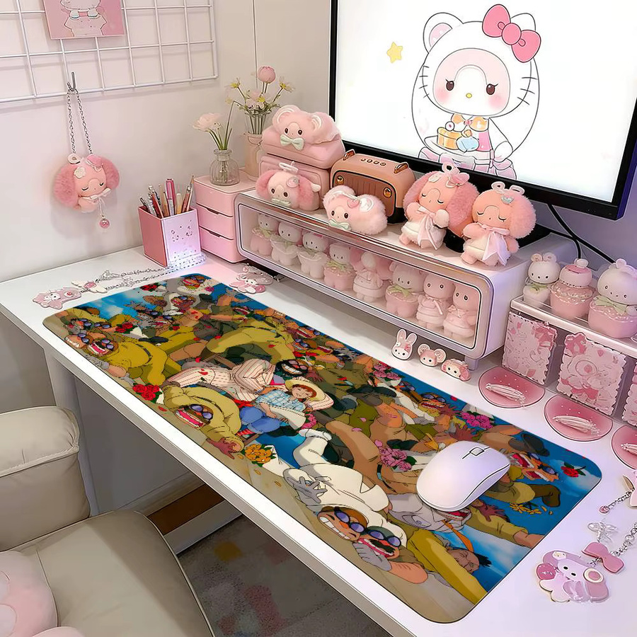 P-Porco R-Rosso Gaming Deskmat Sakura Anime Mauspad in Multicolour - Bild 2