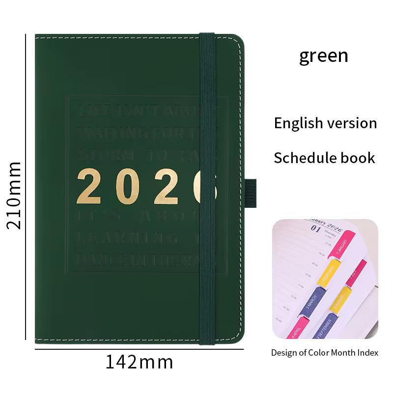 A5 2026 Chefplaner mit Hardcover in Schwarz - Bild 3