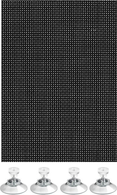 Gardinia Sonnenschutz Schwarz aus Polyester, semi-transparent, B: 40 cm, H: 80 cm - Bild 1