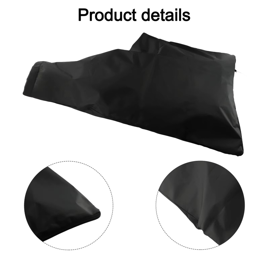 LEENKEA Aufbewahrungstasche für Laub und Gartenabfälle aus Polyester, Schwarz, B/H: 60 x 44 cm - Bild 3