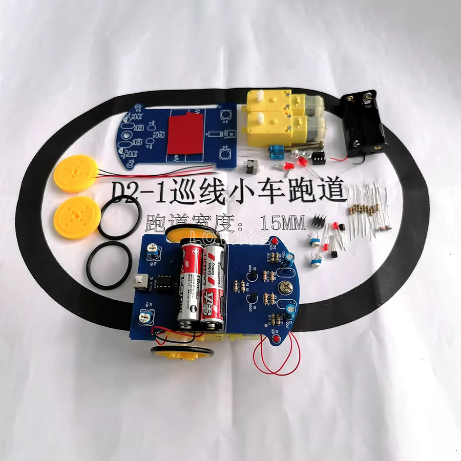 LOTHYE D2-1 Smart Kits Patrol, lichtempfindlicher Roboter, DIY-Elektronik-Kit, Fahrzeuge - Bild 3