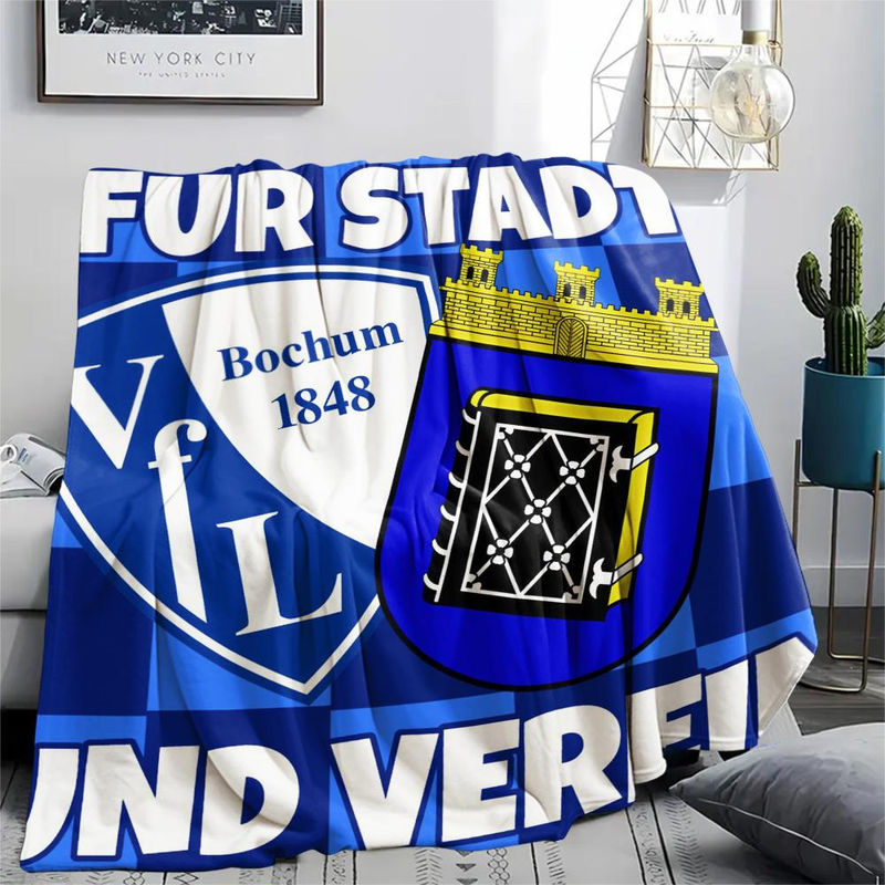 VfL Bochum 1848 Flanellblanke von On My Love Home, B/B: 80 x 120 cm - Bild 7