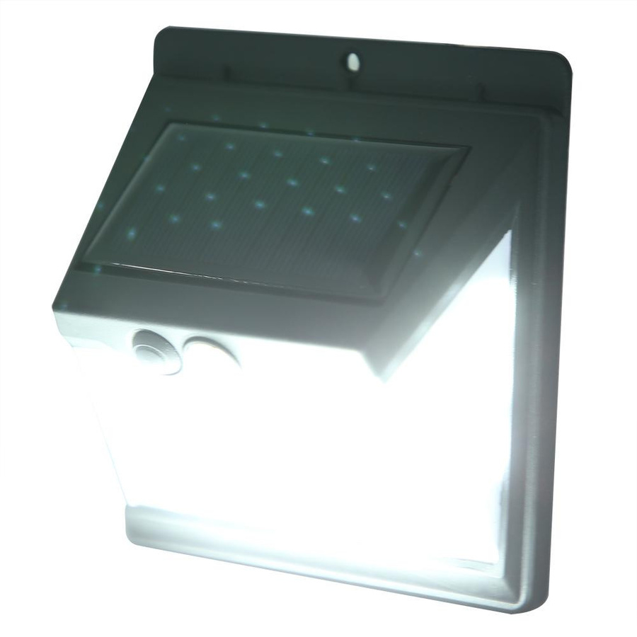 TOMTOP JMS Solar Sensor Wandleuchte mit 40 LED in Schwarz für Garten und Außenbereich - Bild 4