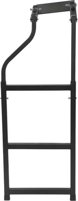 Aimo Universal Heckklappenleiter für Pick-up, höhenverstellbare Hecktürleiter aus Stahl in Schwarz - Bild 1