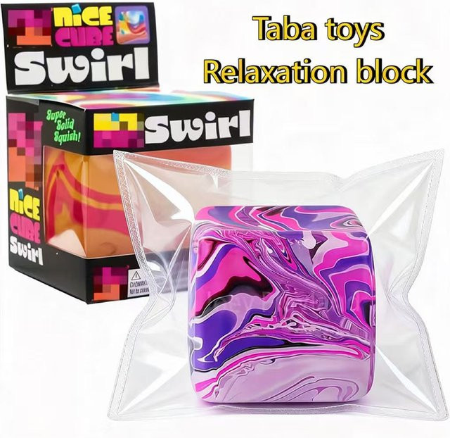 Topmix Eisiges Squishy Würfelspielzeug, hellgrün - Bild 1