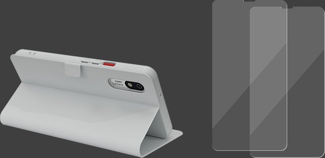 Bigme Flip-Handyhülle für HiBreak Pro und HiBreak Plus in Weiß - Bild 1