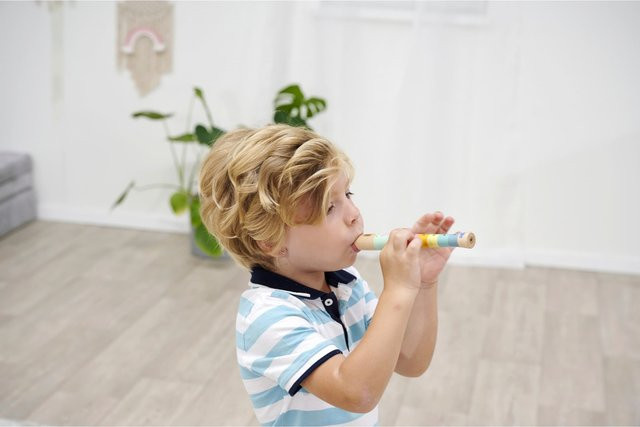 Eichhorn Peppa Pig Holzflöte, Holz, ab 3 Jahre - Bild 1