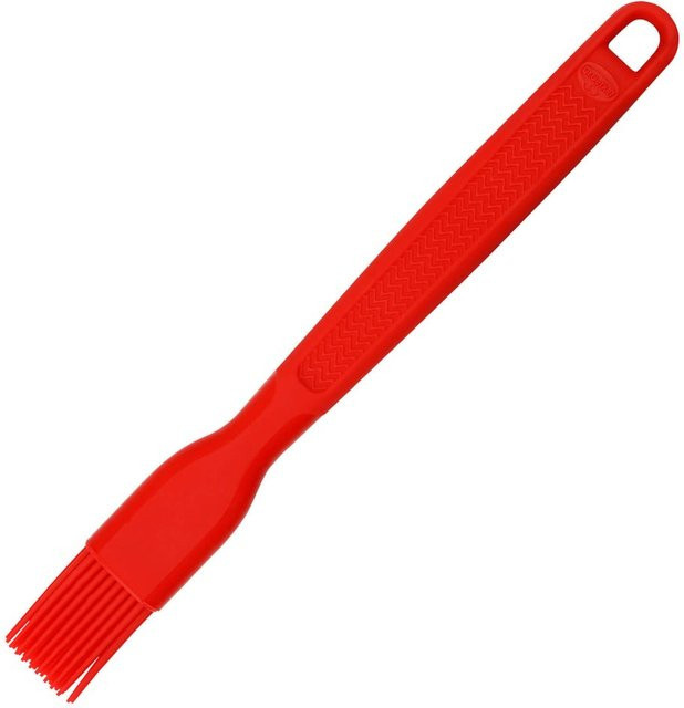 Dr. Oetker Backpinsel Flexxibel Love in Rot aus Silikon und Metall, 25 mm - Bild 1