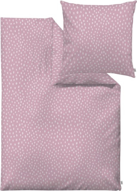 s.Oliver Bettwäsche aus Mako-Satin in Pink und Turquoise mit Bettbezug und Kissenbezug, B/H: 155 x 200 cm, B/H: 80 x 80 cm - Bild 1