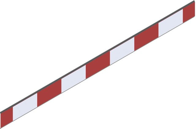 Schake Absperrband Typ RA1/A in Rot-Weiß mit 100 mm Höhe - Bild 1