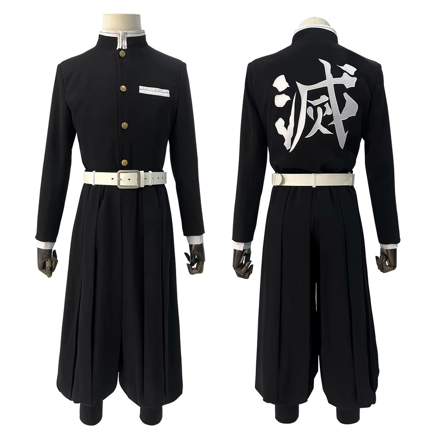 HOLOUN Demon Slayer Cosplay Kostüm, Schwarz, Plüsch / Textil - Bild 2