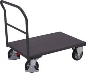 Cordes Schiebebügelwagen mit Siebdruckplatte in Anthrazit RAL 7016, B/T/H: 213,0 x 80,0 x 101,5 cm - Bild 1