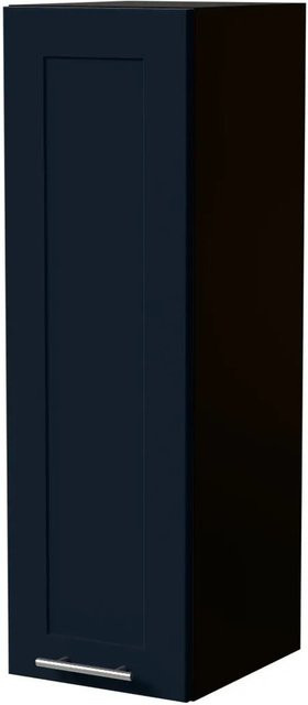 Feldmann-Wohnen Hängeschrank Oslo in Schwarz und Indigo Matt, B/T/H: 30 x 32,5 x 96 cm - Bild 1