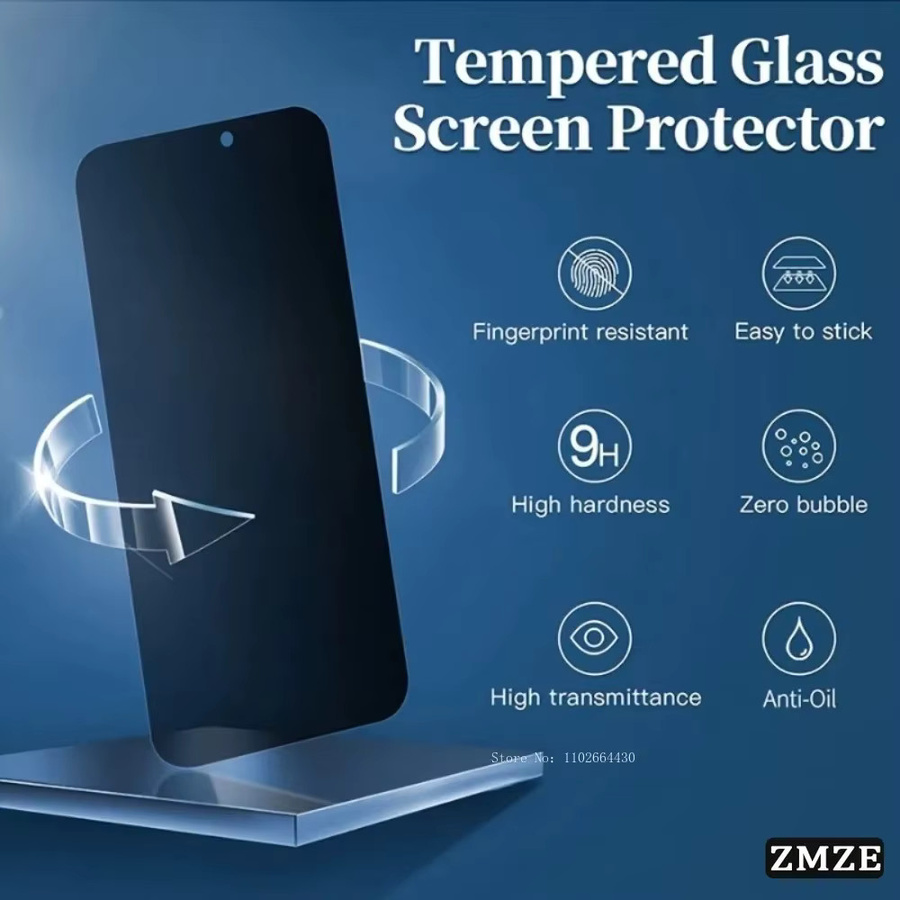 2 Stück Vivo V60 V70 Elite V70 FE Serie Anti-Spy Displayschutzfolie aus gehärtetem Glas für V60 Lite 4G und 5G - Bild 2