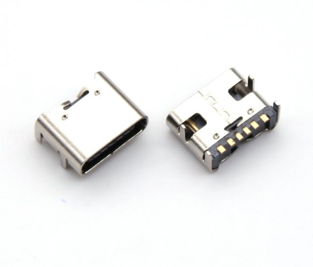 10 Stück Mustook Micro USB Typ C 3.1 SMT-Buchsenstecker SMD DIP für PCB-Design in Silber - Bild 1