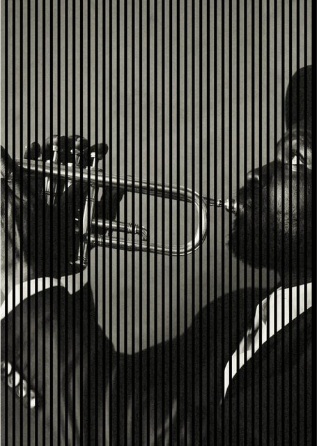 FN Acustico Akustikplatte Jazz 1 Bunt aus PET und MDF mit Klebefolie, H x B x T: 2.400 x 1.693 x 19 mm - Bild 1