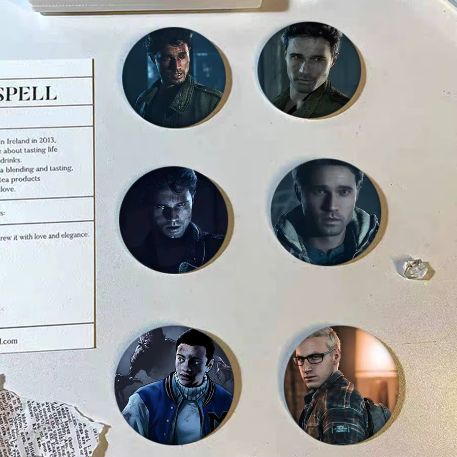 Mike Josh Until Dawn Anstecknadel, rundes Abzeichen - Bild 4