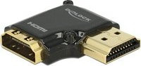Delock HDMI-A Stecker auf HDMI-A Buchse Adapter 4K Schwarz - Bild 1