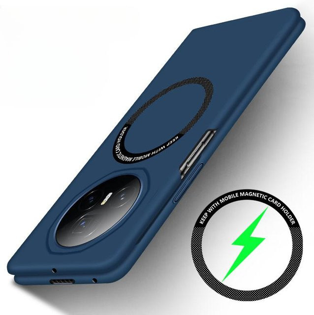 MagSafe kompatible magnetische Schutzhülle für Huawei Honor Magic V3 und Honor Magic V2, ultradünne rahmenlose PC-Abdeckung, Blau - Bild 1