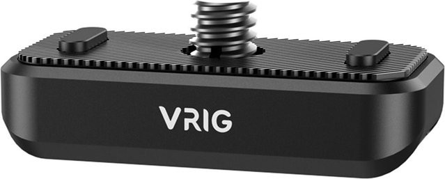 VRIG AC18 3-in-1 Quick Release Adapter Basis zur Montage von Kameras auf Stativen, Ersatz für AC 19, Schwarz - Bild 1