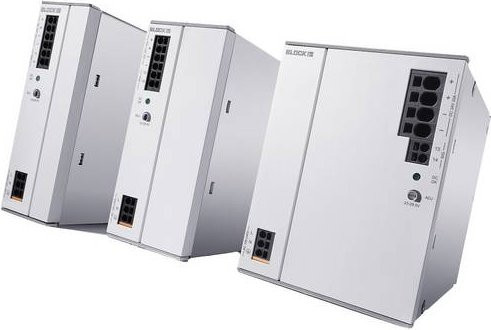 BLOCK PC-0824-480-1 Elektronischer Schutzschalter 24 V/DC 6A mit 8 Ausgängen in Weiß - Bild 1