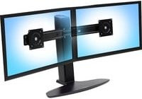 Ergotron Neo-Flex Dual Monitor Lift Stand Höhenverstellbarer Monitorhalter für 2 Monitore bis 26 Zoll Schwarz VESA 100x100 mm - Bild 1