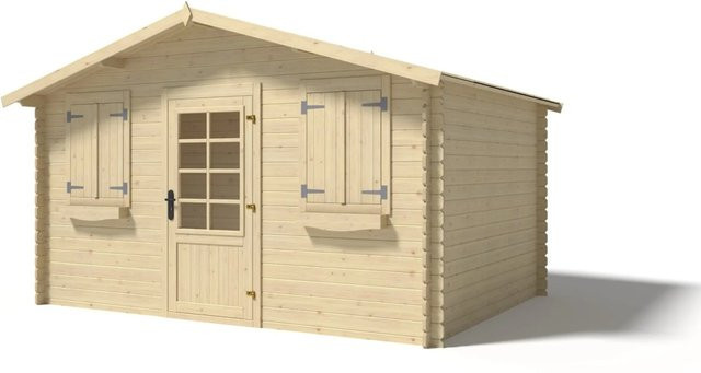 Altanka Gartenhaus Gerätehaus aus Holz mit 28 mm Wandstärke, B/T: 4 x 3 m, 12 m2 - Bild 1