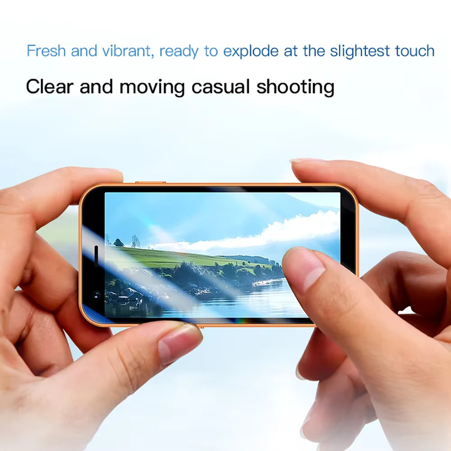 ONEMYTH A17 3G Mini Smartphone in Orange mit Android 8.1, 3,0 Zoll HD Display, 2GB RAM und 16GB Speicher, Dual SIM Standby - Bild 3