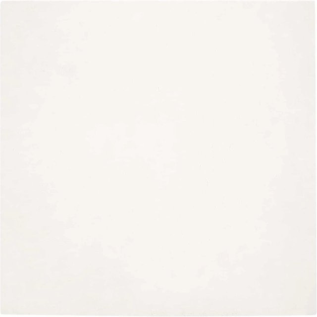vidaXL Kunstfell Teppich Olite in Creme, quadratischer Hasenteppich aus Polyester, B/B: 160 x 160 cm - Bild 1