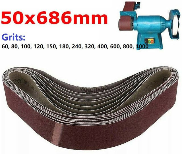 Vibratite Schleifband für Holz und Metall, Körnung 60-1000, B: 50 mm, L: 686 mm - Bild 1