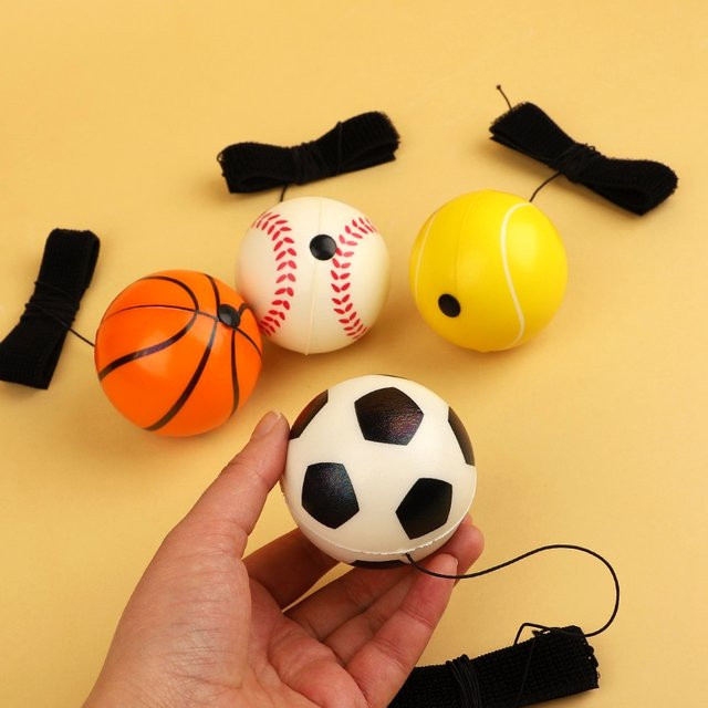 xunyihappy Reaktionstraining-Set, 4-teiliges Set, Hüpfball und Handgelenkschlaufe - Bild 1