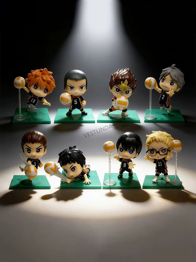 BEAST KINGDOM Volleyball Junior Modell-Set, Q-Version Puppe, Kunststoff - Bild 6