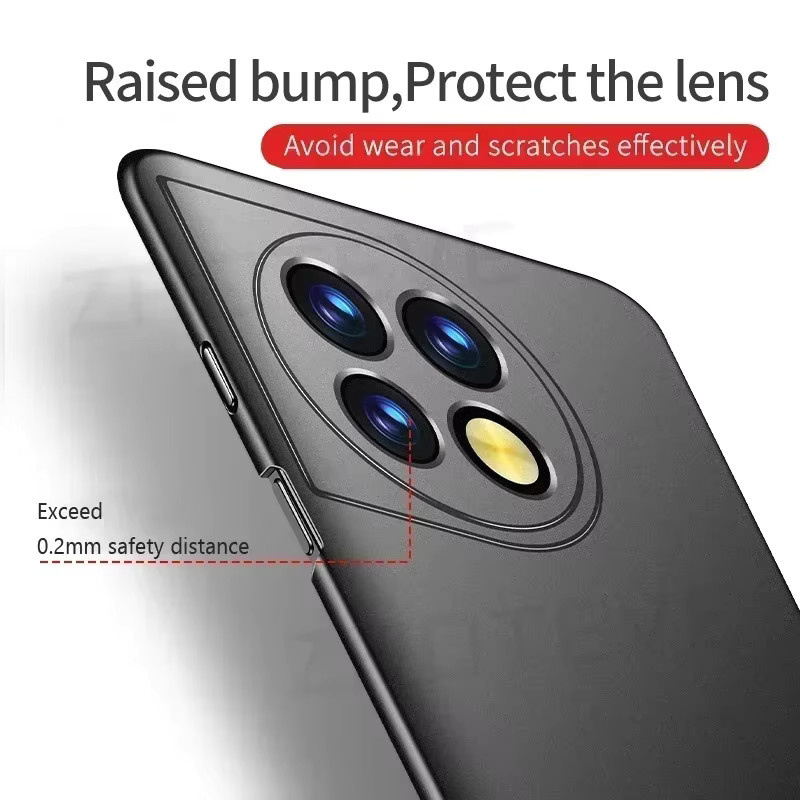 ZROTEVE Slim Hard PC Schutzhülle für OnePlus ACE 2, ACE 3, ACE 2V und ACE 3V in Schwarz, matte Stoßfeste Abdeckung für 5G Modelle - Bild 5