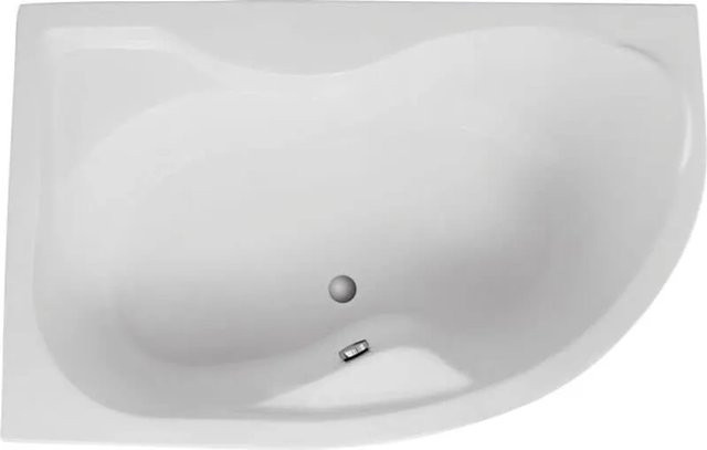 Bad Land Eckbadewanne DORA in Weiß, Links-Ausführung mit Anti-Slip-Funktion, B/T: 170 x 110 cm - Bild 1